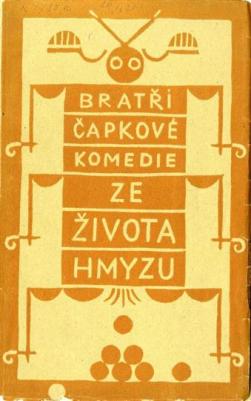 Josef_Čapek_-_Karel_Čapek,_Ze_života_hmyzu_(obálka_knihy,_1921)
