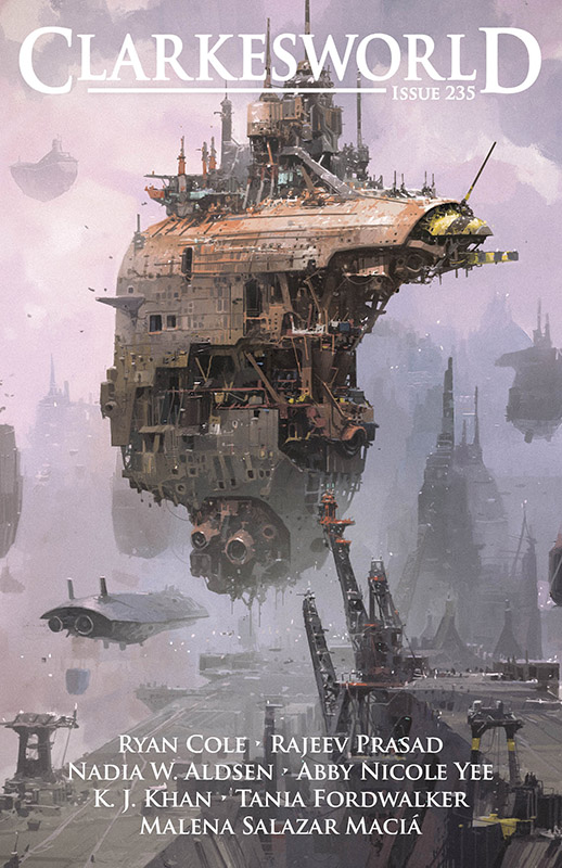 Cover of the April 2026 issue of Clarkesworld.